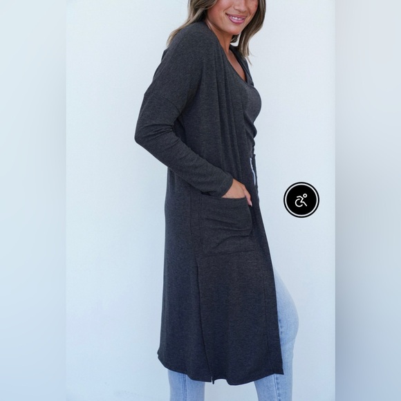 CJLA • Ribbed duster • Black - Picture 6 of 6